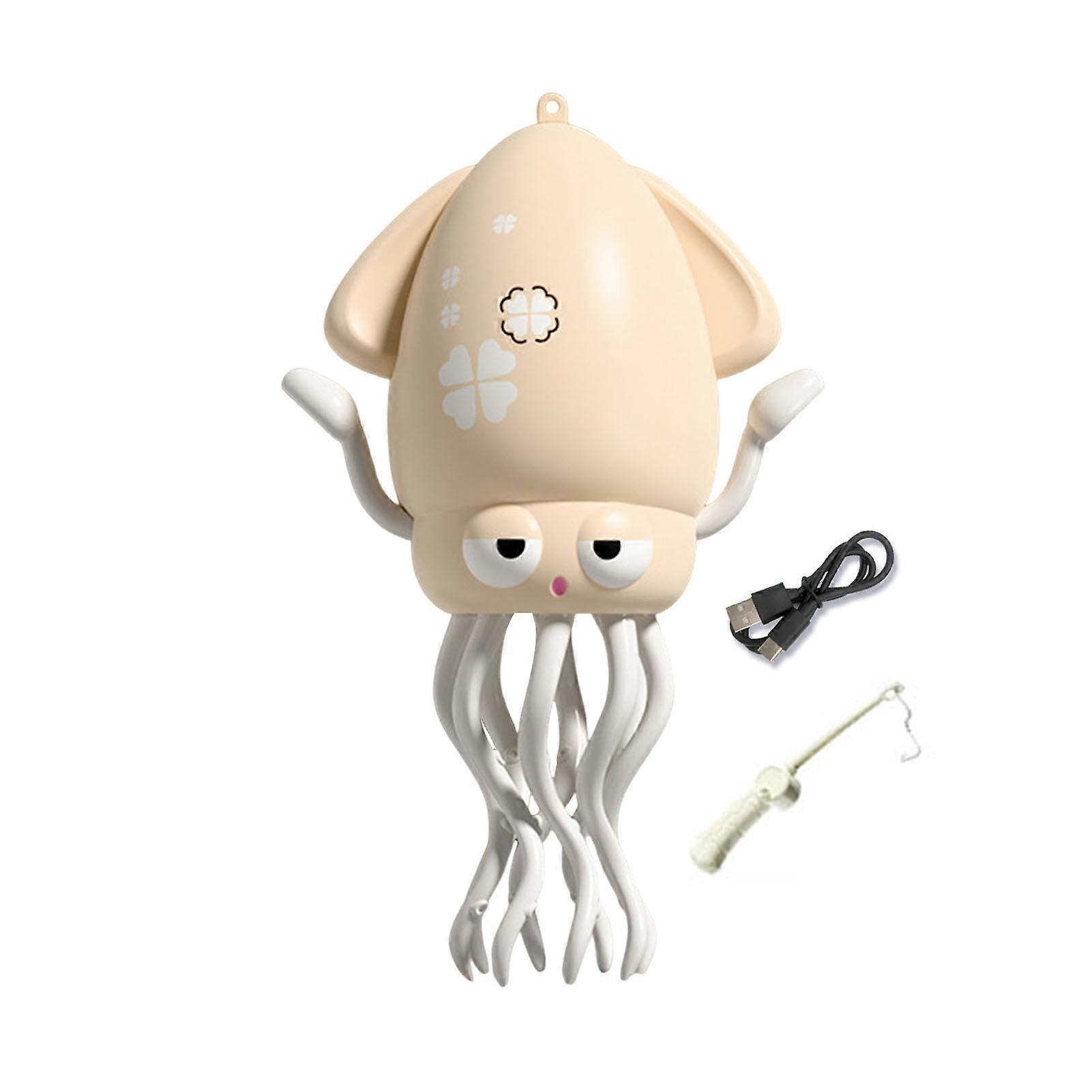 Crawling Octopus Toy with LED Lights, USB Rechargeable & Obstacle Detection