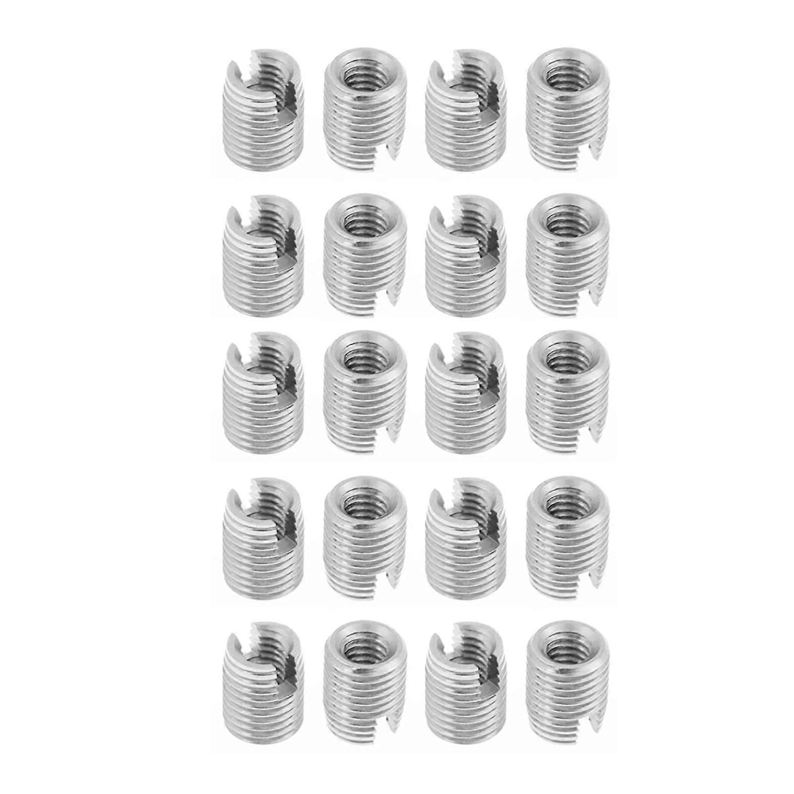 20pcs M4 x 8mm Stainless Steel Thread  Inserts Set, WearResistant Helical Assortment