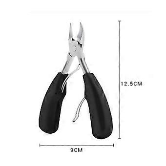 Toenail clipper curved blades stainless steel ingrown or thick nails clipper