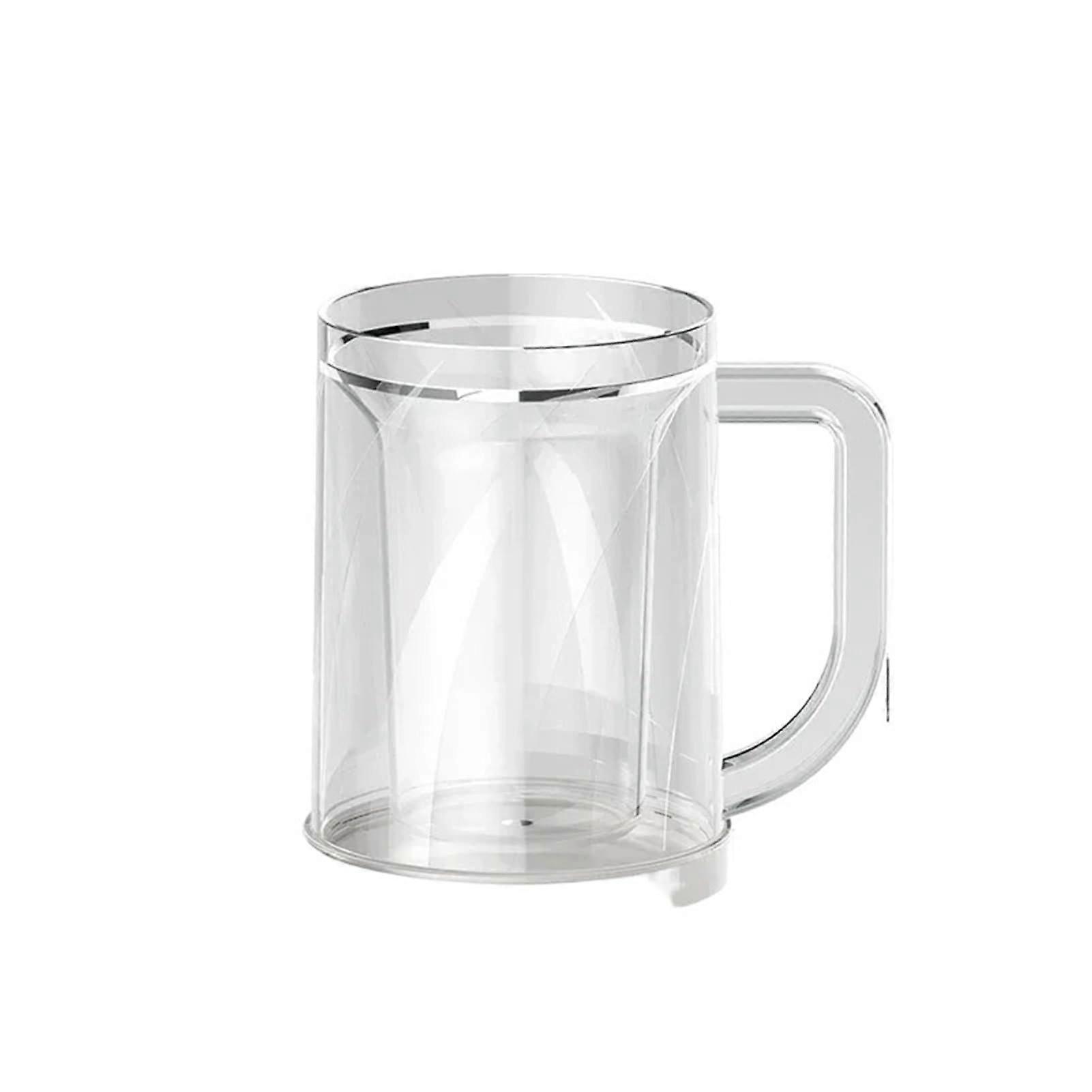 Freezing Beer Mug with Handle, Double Layer Insulated Cup for Cold Drinks, Beer and Coffee