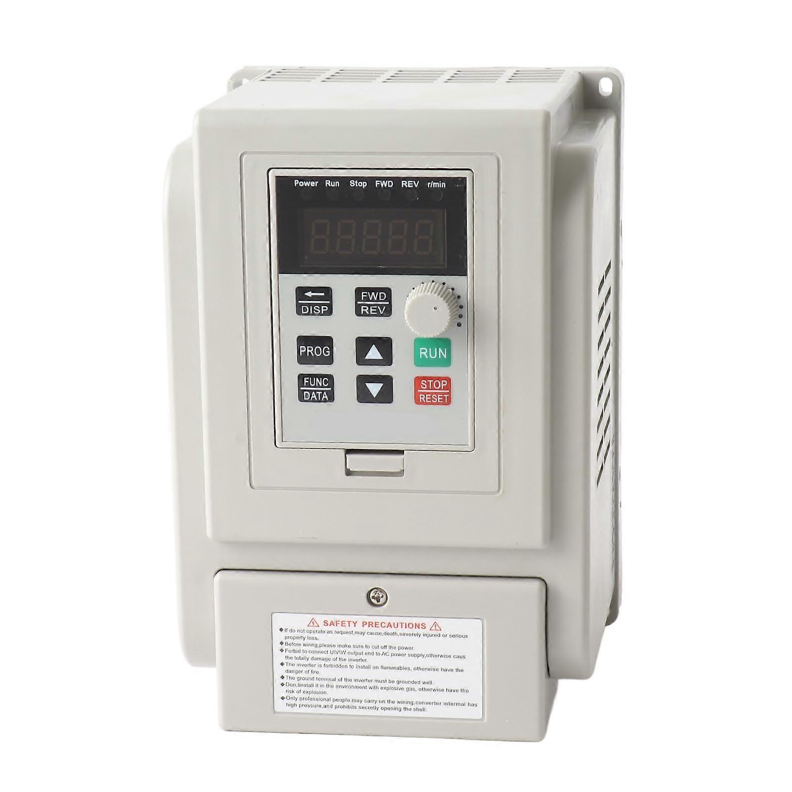 VFD Motor Speed Controller 4KW Single Phase to Three Phase Variable Frequency Drive Inverter