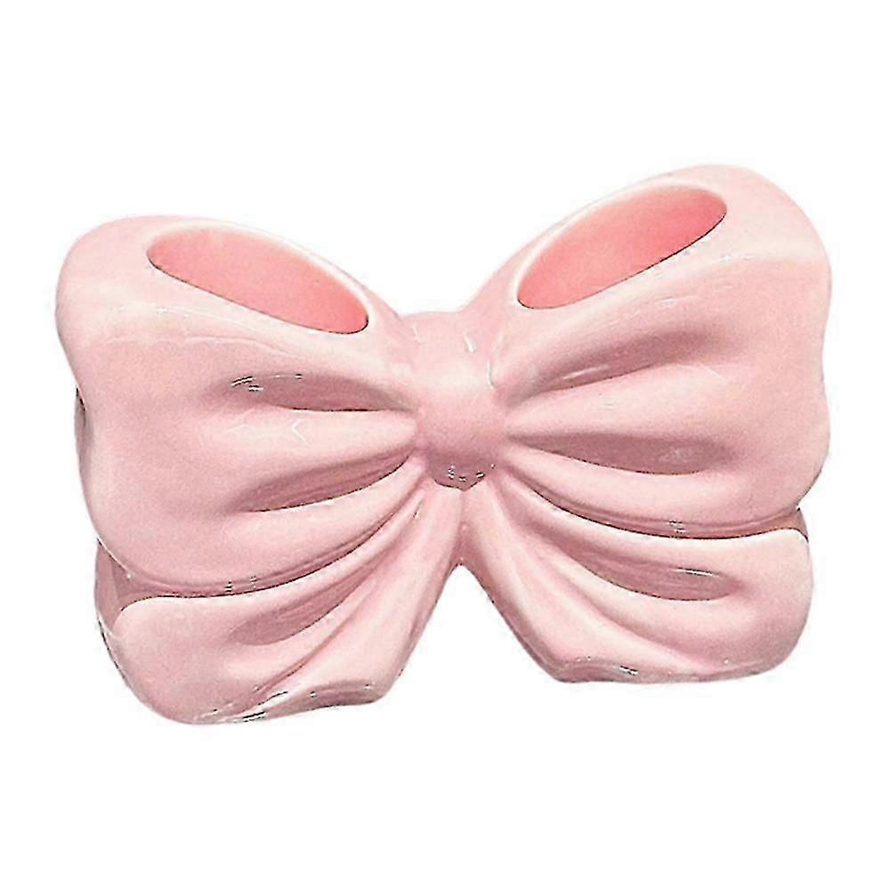 Bow shaped toothbrush storage rack ceramic storage rack