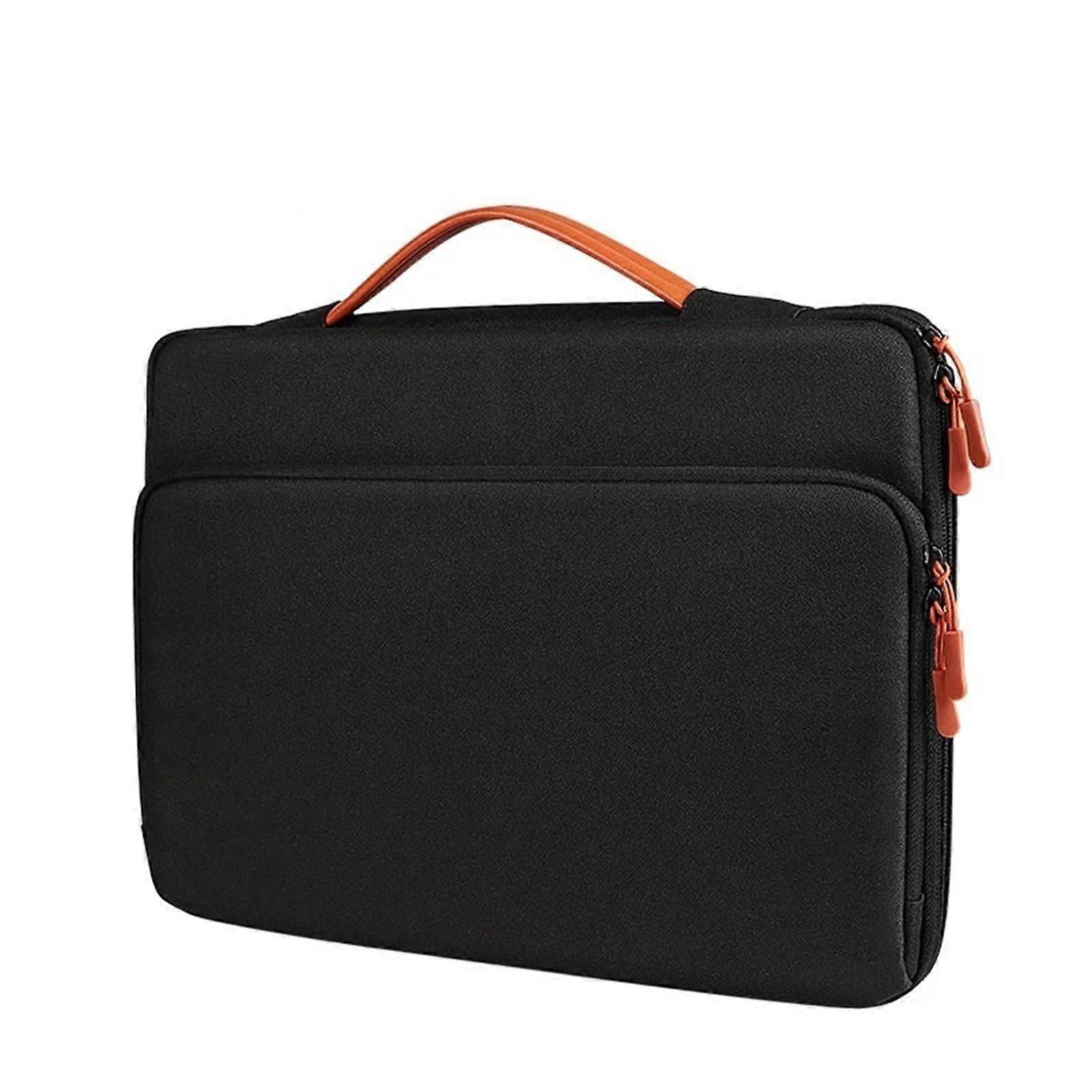 Slim Shockproof Laptop Sleeve Bag for 1415.4 Inch with MultiPocket Organization Black