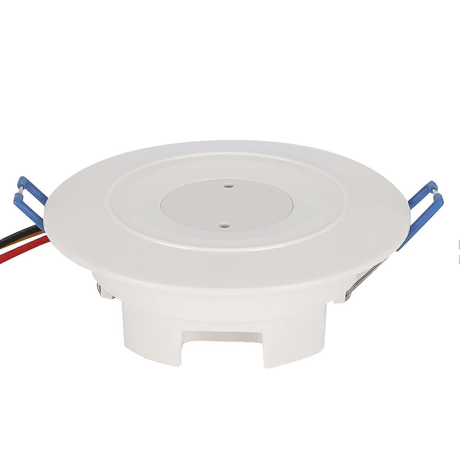 Motion Sensor Light Switch 3.7GHz Microwave Detector Ceiling Mount Smart Automatic Light Control AC110‑240V for Corridor