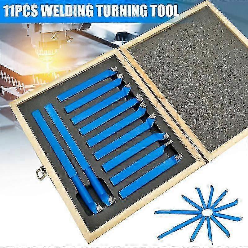 11pcs Turning Boring Bit Mini Lathe Tool Milling Metal Cutting Tools Set