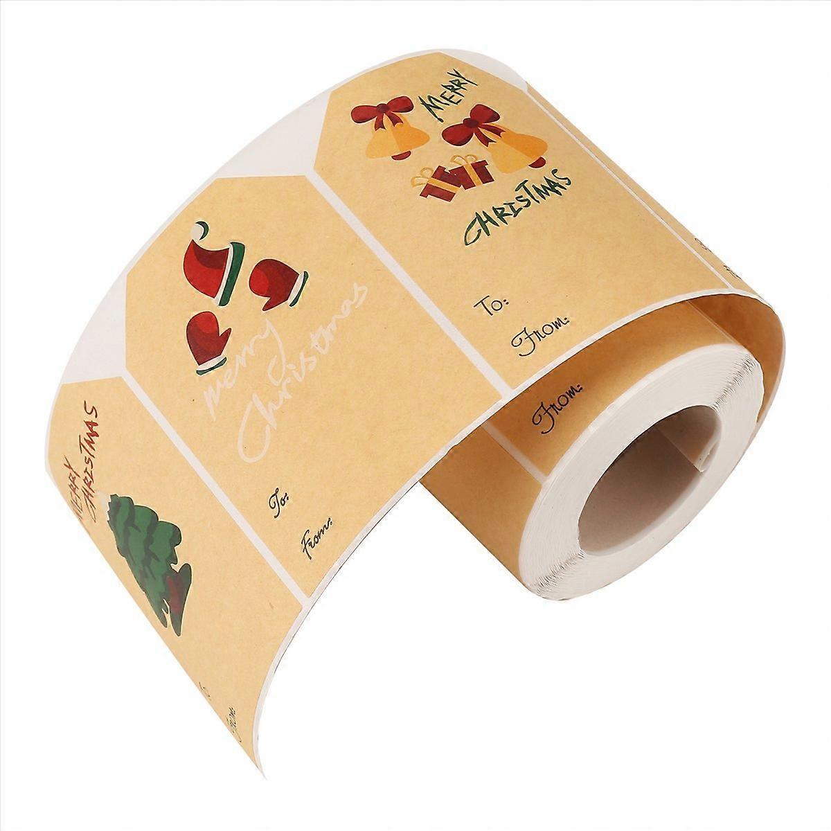  Tags Stickers, 250Pcs/roll Tags 6 Style