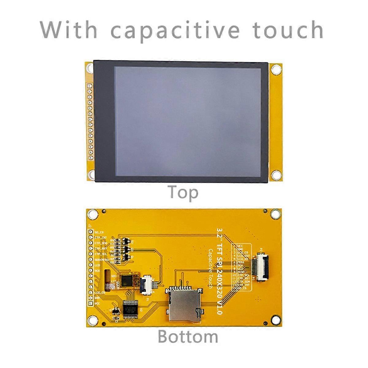 3.2 Inch IPS Capacitive Touch Display 240x320 Pixels ILI9341 FT6236 Full View Touchscreen ESP32 Dis