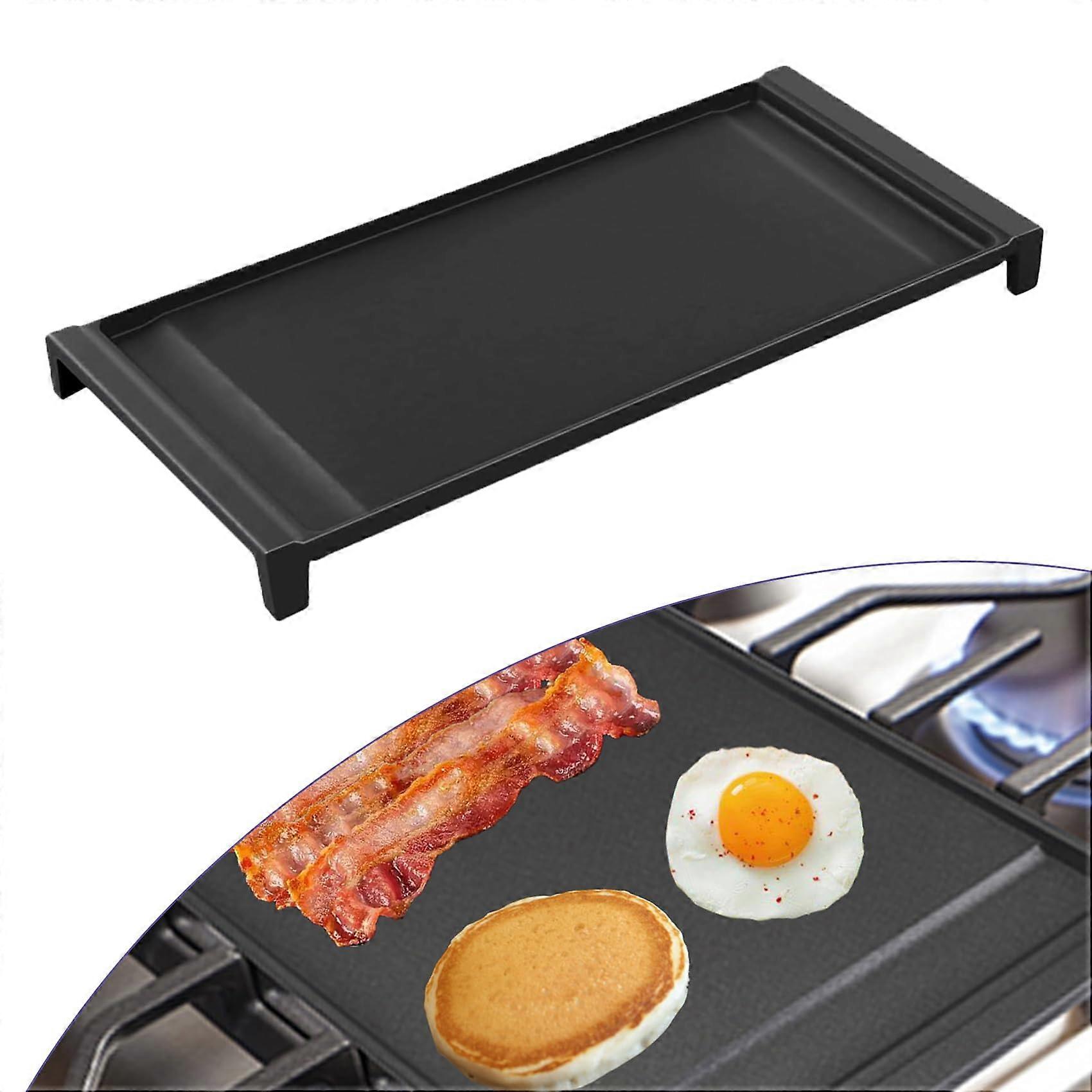 WB31X24738 Cast Iron Griddle Replacement for GE Gas Range, Even Heat Distribution, RustResistant