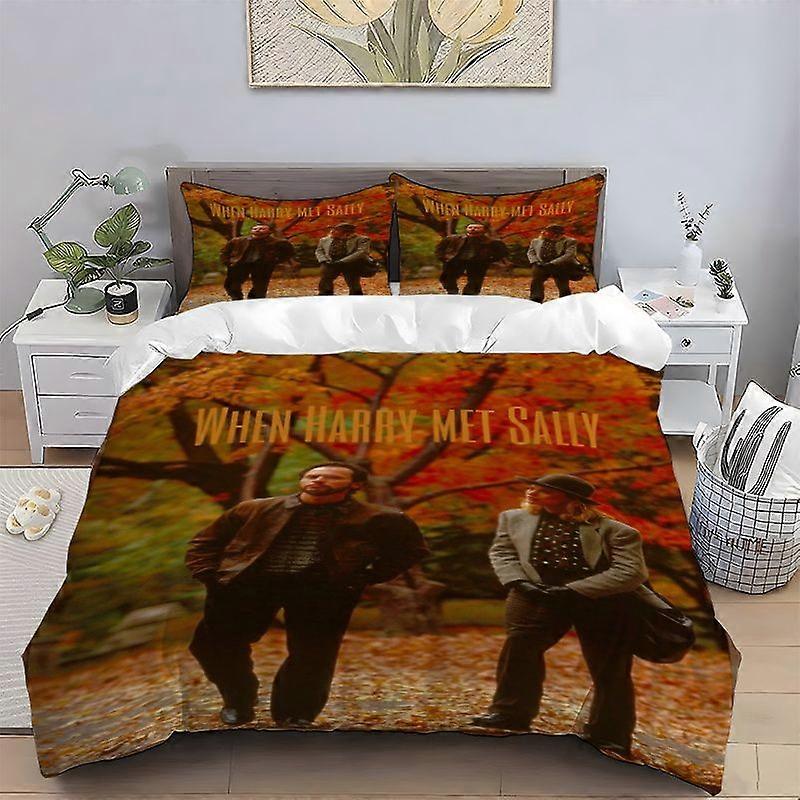 Harissa Romantisk Komedi Poster Tryck Bäddset 100% Polyester