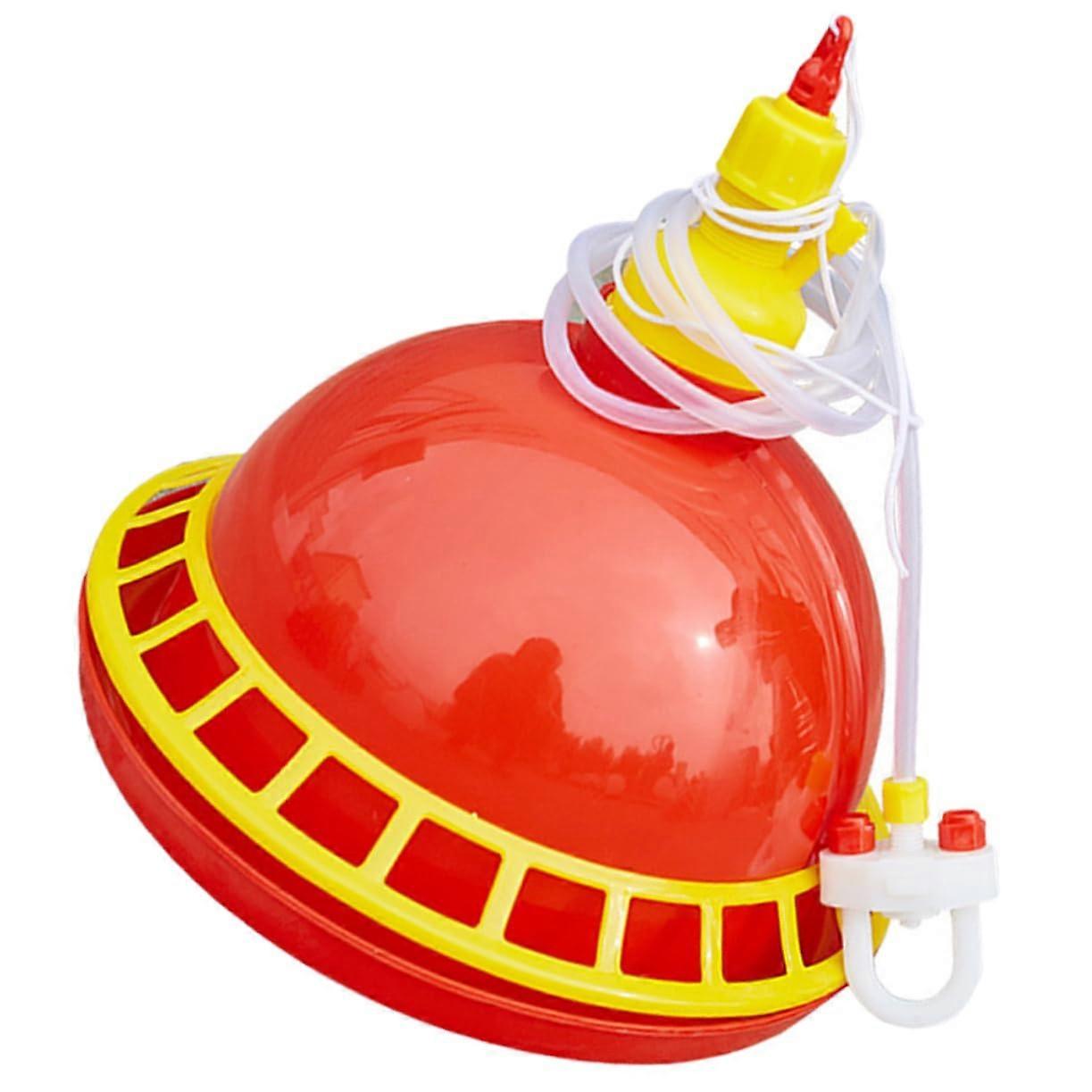 Automatic Chicken Waterer and Feeder Kit with Durable Plastic Build for Coop and Small Poultry