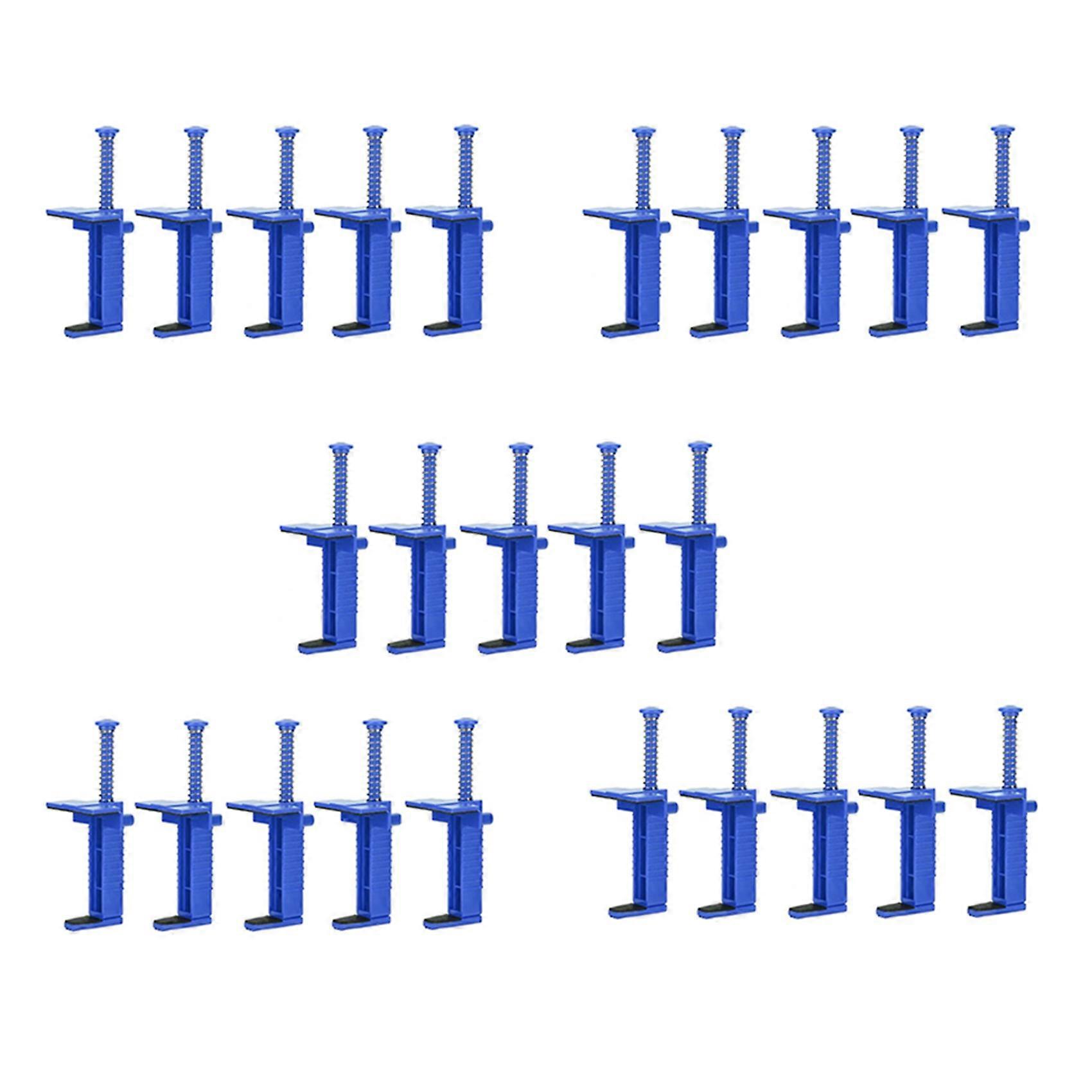 25PCS Liner Wall Builder Building Wire Frame Brick Liner Runner Wire Drawer Bricklaying Tool Fixer Blue