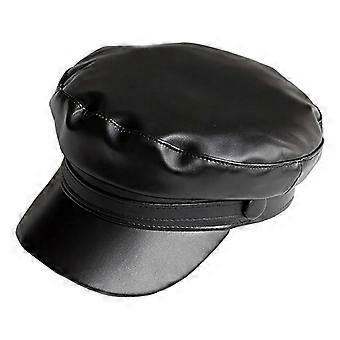 Retro British Style Octagonal Hat for Women
