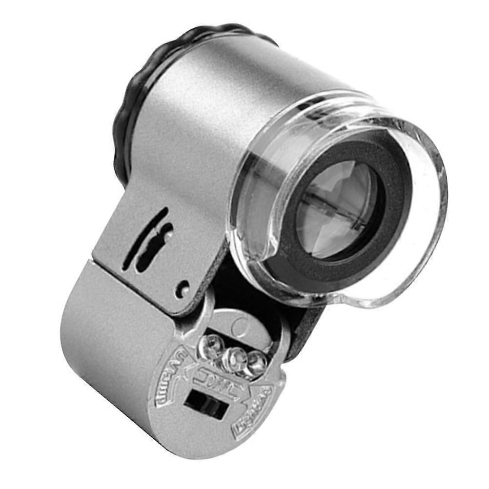 Microscope with LED Light 50x Mini Magnifier for Detecting 1Pcs Portable