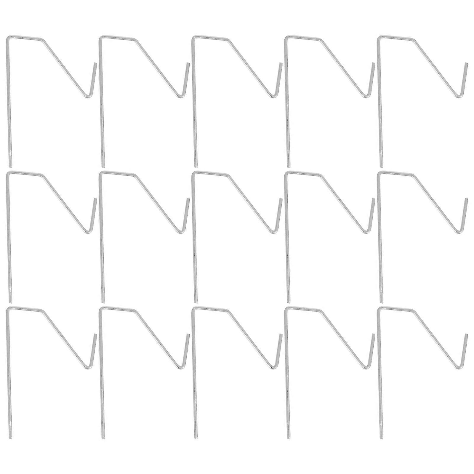 Xmas Light Hooks Metal Light Hooks for Hanging Use 50Pcs Silver