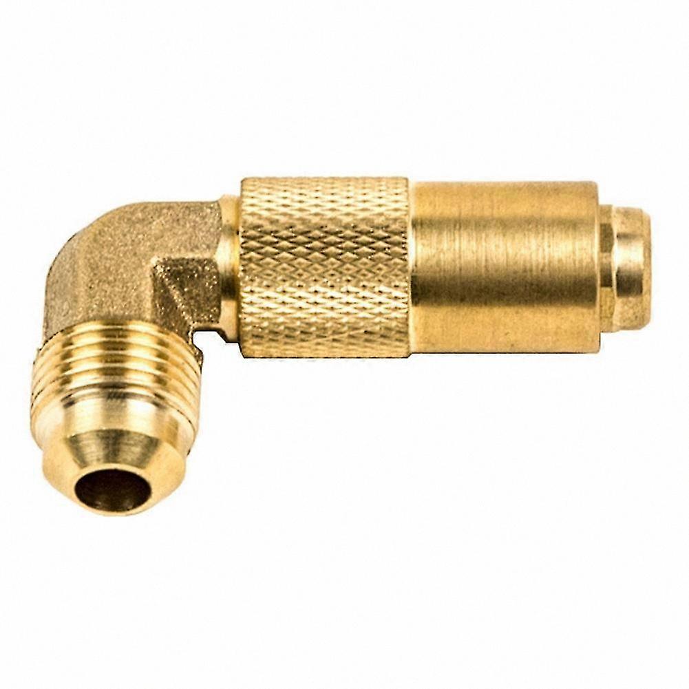 Brass Propane Elbow Adapter - 5/8" Conversion Fitting for Low Pressure Camping Griddles