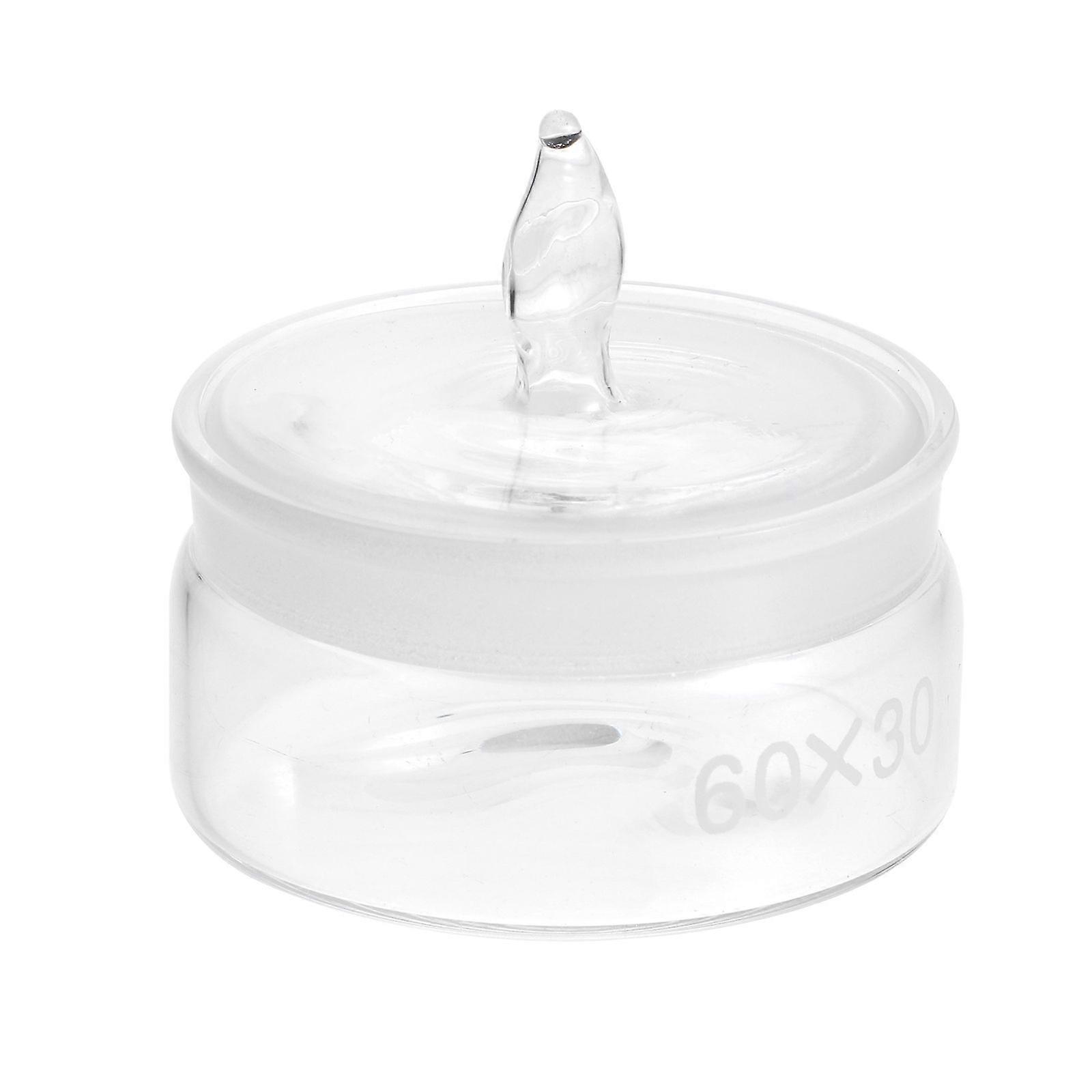 1Pc Weighing Bottle Flat Low Form Specific Gravity Bottle Laboratory Equipment