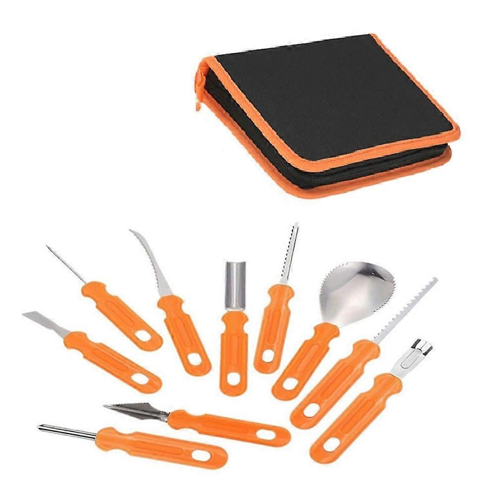 10PCS Halloween Pumpkin Carving Kit