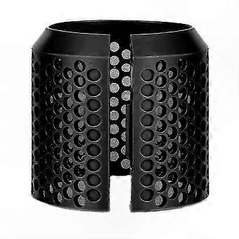 Coperchio filtro di ricambio magnetico per griglia esterna per piastra per capelli, colore nero, compatibile con le diverse misure.