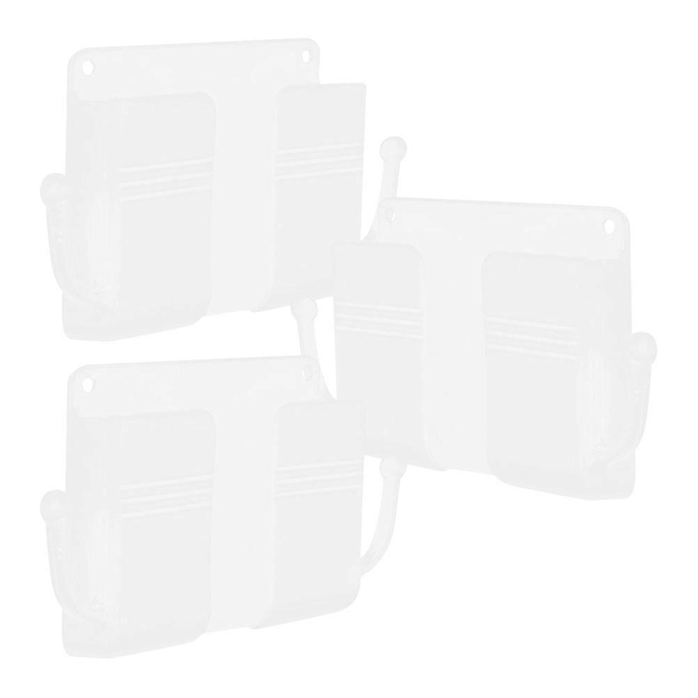 Remote Controller Holder Wall Mount Storage Box for 3Pcs Bedroom Use