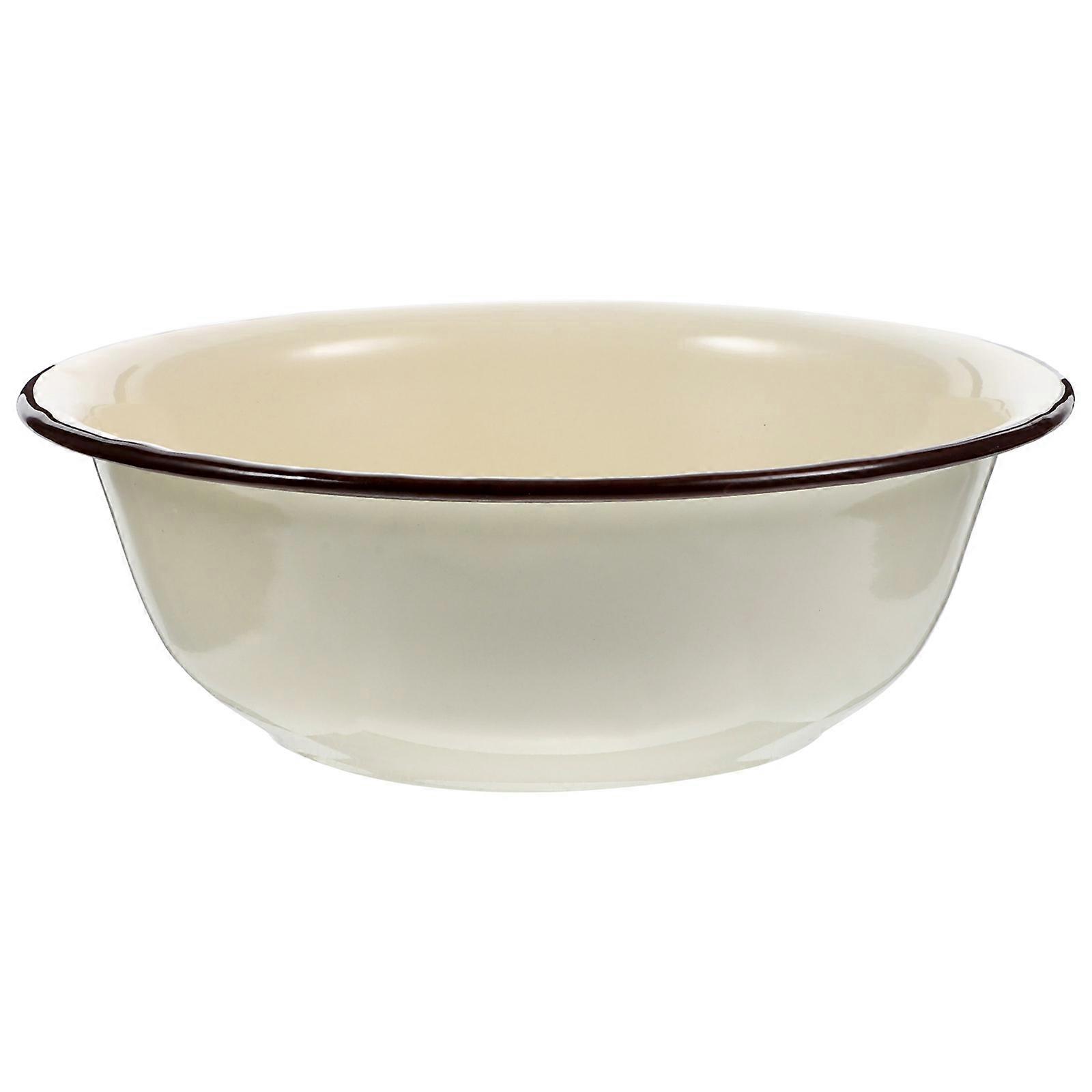 Enamel Basin Old-Fashioned for Multipurpose Use Old-Fashioned Enamel Basin