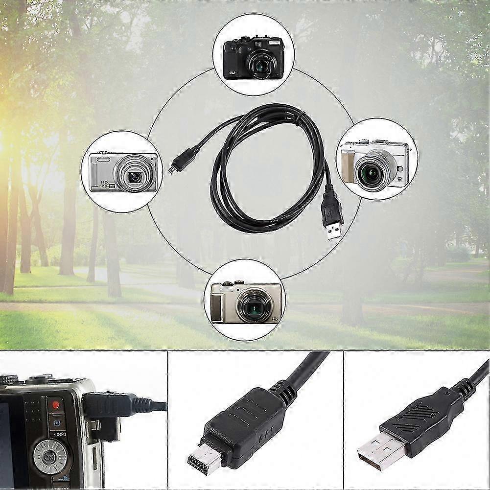 1.5M 12-Pin USB Data Transfer Cable for Digital Cameras