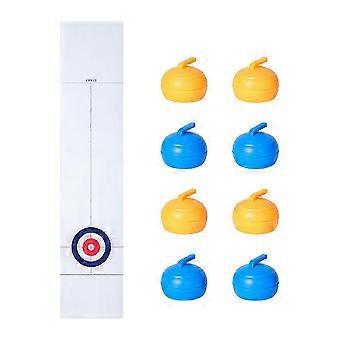 Ice Curling Game Toy for Indoor Play 1Set Family Tabletop Game