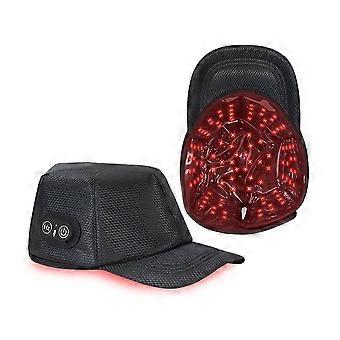Cappello per terapia con luce LED rossa 660nm 850nm Dispositivo indossabile per la cura del cuoio capelluto Trattamento della caduta dei capelli per uomini e donne