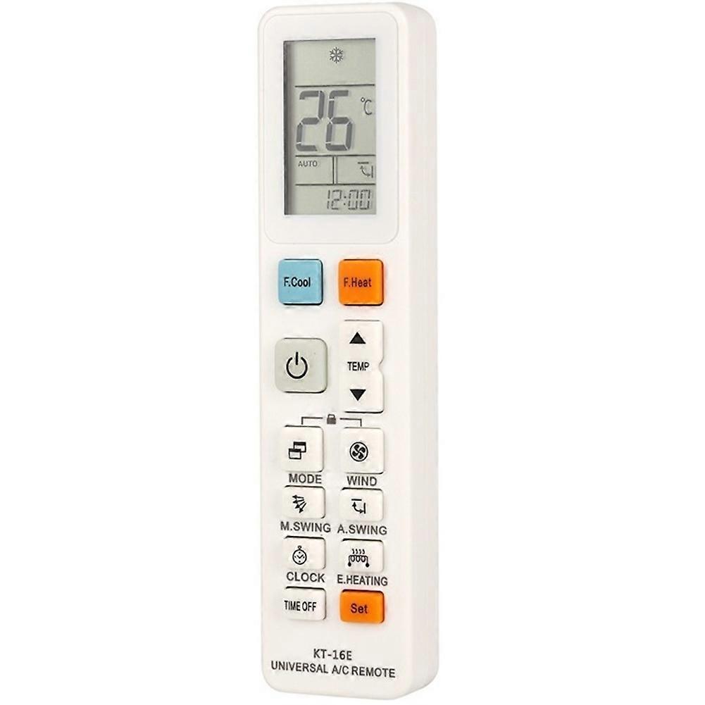 Mini Air Conditioner Universal Remote Control KT-16E, for 98% A/C Units, Universal Remote Control, Mini Remote Control