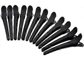 12pcs Combi-clip Hair Clips Hair Clips Hair Clip Hair Clip Compartment Clips Hair Clips Combi Made Of Plastic Black