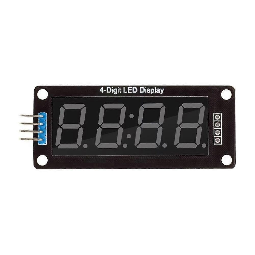 TM1637 LED Display Module 4 Digit Tube 7 Segment 0.56 Inch Time Clock Indicator Module Red