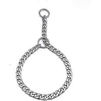 Solid Iron Metal Chain Adjustable Large Dog Pet Training Collar