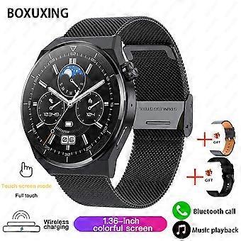 2023 New GT3 Pro NFC Smart Watch Adult 390*390 HD Screen Heart Rate Bluetooth Call IP68 Waterproof SmartWatch For Huawei