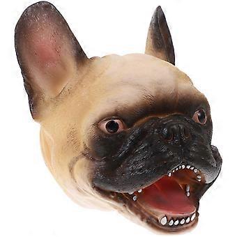 Funny Dog Puppet Kids Hand Puppet for Kid Playing Soft Light Brown Toy