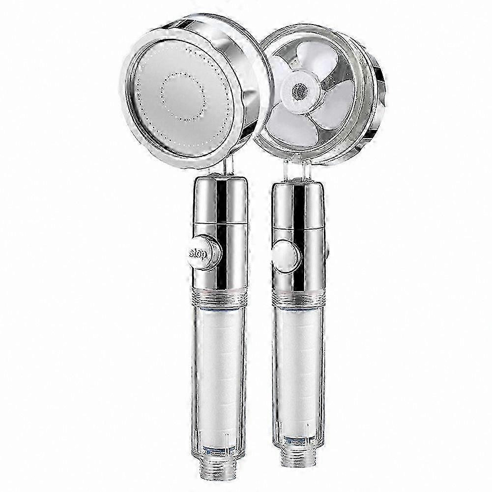 Shower Head Set, High Pressure 3 Spray Modes, Silver