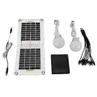 Solar Bulb Light USB Charging LED 30W Energy Storage Solar Camping Light for Chicken Coop Hiking
