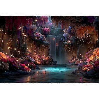 Jigsaw Puzzles for Adults ImpossiblePuzzles for Adults Teens Magic Water Curtain Cave Natural Landscape Jigsaw Puzzle SQZ1615
