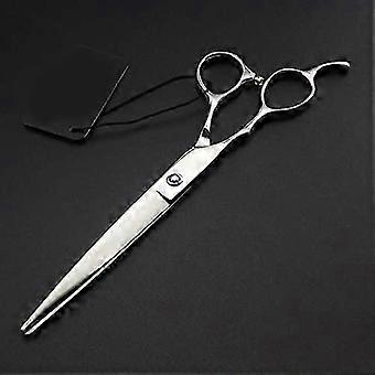Hair Cutting Scissors, 7in Stainless Steel Barber Shears with Ergonomic Grip for Left-Handed Use