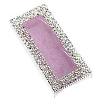 Rhinestone Eyelash Storage Box for Women with Slide Out Tray