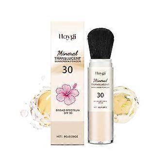 protective makeup setting powder HOYGI, light natural refreshing delicate rotating powder brush portable powder.C4