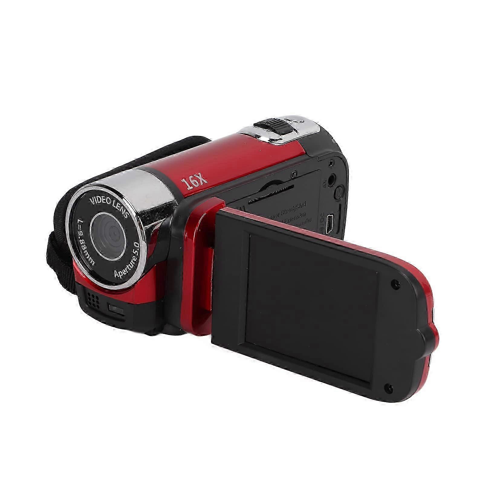 16X Zoom Camcorder With Rotating LCD Screen