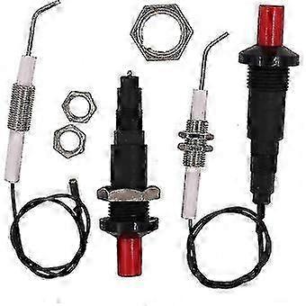 2 Pack Piezo Igniter Gas Grill Igniter With Push Button Universal Threaded Ceramic Electrode 30cm