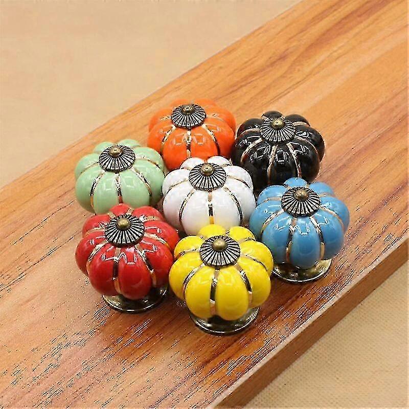 10 Pcs Ceramic Drawer Knobs Kitchen Cabinet Cupboard Door Pulls 10 Pack
