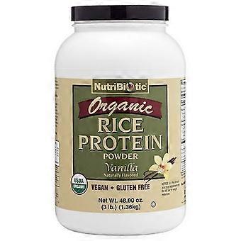 NutriBiotic Organic Rice Protein Vanilla,3 Lbs