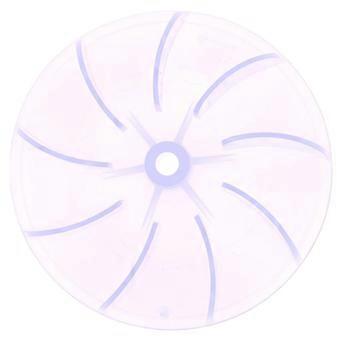 Barber Shop Hair Dryer Fan Blade Accessories Hair Salon Hair Dryer Motor Fan
