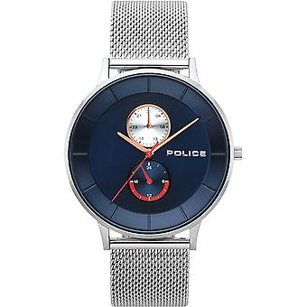 Police berkeley Quartz Analog Man Watch avec R1453293002 Bracelet en acier inoxydable