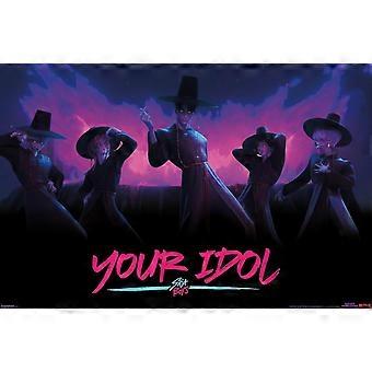 Netflix KPop Demon Hunters Saja Boys Demon Dance Wooden Jigsaw Puzzles UE2449