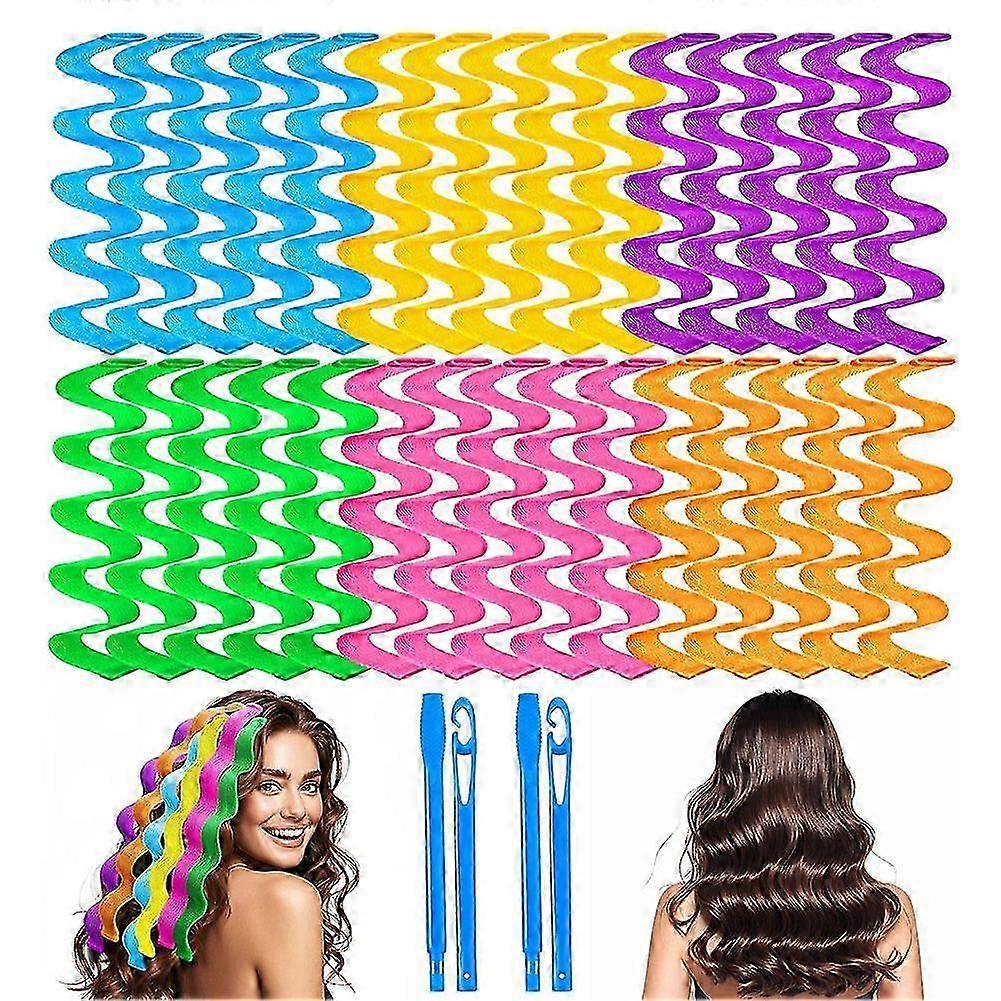 Heatless Curling Strips Soft Flexible