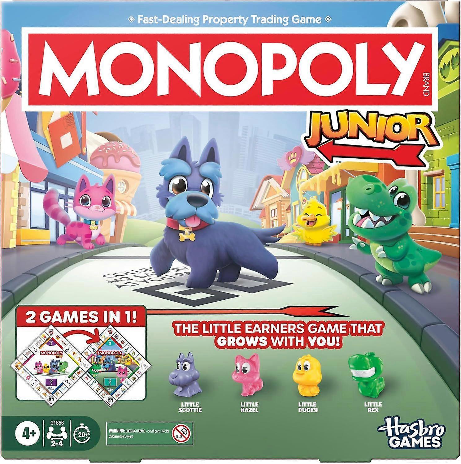 Monopoly Junior 2 in 1 Refresh Card Game