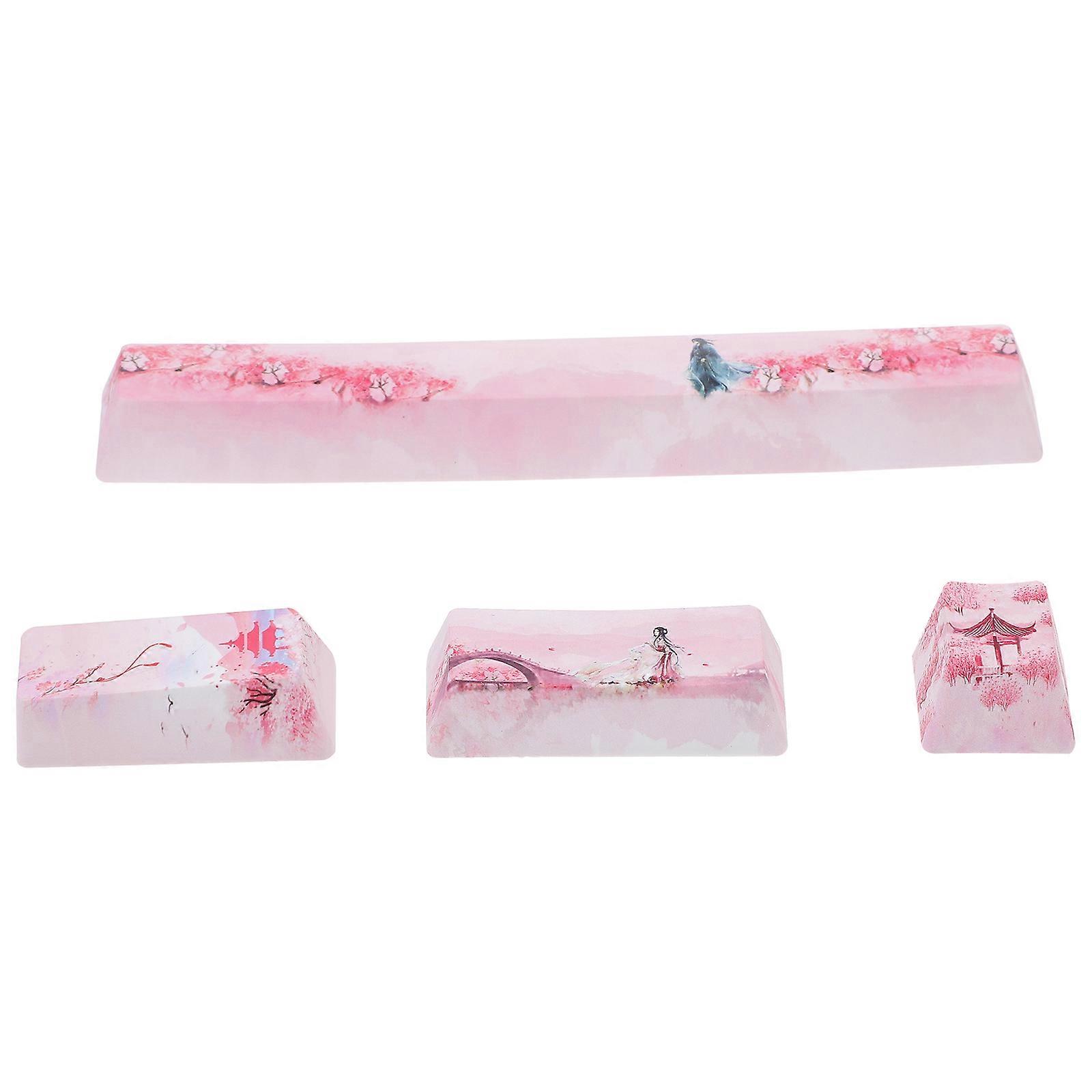 Mechanical Keyboard Key Caps for Replacement 1Set with Assorted Color Plastic Material