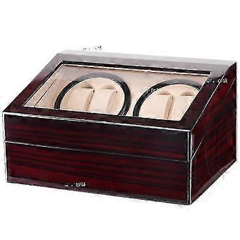 Leather Watch Winder 4 Plus 6 High End Box Automatic Mechanical